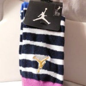 Nike Air Jordan Girl's Socks 2 Pairs Size 3Y-5Y NEW